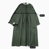 maison de SOIL ピンタック ギャザー インド製 コットン サイズ2 ワンピース グリーン レディース メゾンドソイル【中古】5-1021M△