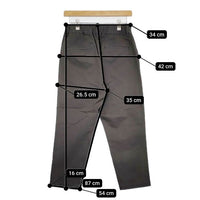 JOURNAL STANDARD LUXE ピーチツイル サルエルパンツ イージー パンツ 23AW グレー レディース ジャーナルスタンダード ラックス【中古】5-0816G∞