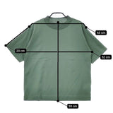 MHL. 595-3168503 LIGHT COTTON DRY JERSEY 半袖Ｔシャツ カットソー 23SS グリーン レディース エムエイチエル【中古】5-0607S∞