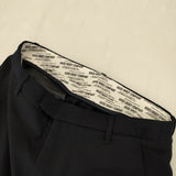 GOOD GRIEF イージースラックス ウール混 XS サルエルパンツ ネイビー レディース グッド グリーフ【中古】5-0816G∞