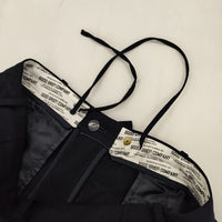 GOOD GRIEF イージースラックス ウール混 XS サルエルパンツ ネイビー レディース グッド グリーフ【中古】5-0816G∞