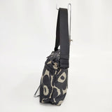 marimekko NEAT CROSSBODY MINI UNIKKO S ウニッコ ショルダーバッグ ブラック ベージュ レディース マリメッコ【中古】5-0929G∞