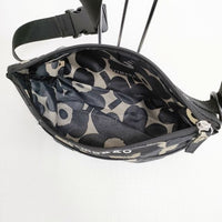 marimekko NEAT CROSSBODY MINI UNIKKO S ウニッコ ショルダーバッグ ブラック ベージュ レディース マリメッコ【中古】5-0929G∞