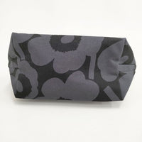 marimekko JE LUNCH BAG ウニッコ ランチ トートバッグ グレー ブラック レディース マリメッコ【中古】5-0929G∞