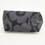 marimekko JE LUNCH BAG ウニッコ ランチ トートバッグ グレー ブラック レディース マリメッコ【中古】5-0929G∞
