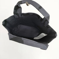 marimekko JE LUNCH BAG ウニッコ ランチ トートバッグ グレー ブラック レディース マリメッコ【中古】5-0929G∞