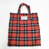 R&D.M.Co- チェック トートバッグ レッド レディース オールドマンズテーラー【中古】5-1021T◎