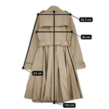 KEITA MARUYAMA コットン ベルト付き トレンチコート ベージュ レディース ケイタマルヤマ【中古】5-0816M∞