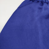 ROKU 6 BEAUTY&YOUTH 24SS サテンスカート 定価15400円 8624-299-0132-7530 ロングスカート ブルー レディース ロクビューティアンドユース【中古】5-1021G△