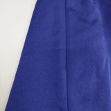 ROKU 6 BEAUTY&YOUTH 24SS サテンスカート 定価15400円 8624-299-0132-7530 ロングスカート ブルー レディース ロクビューティアンドユース【中古】5-1021G△