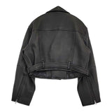 H BEAUTY&YOUTH 1625-199-4947 サイズS 羊革 レザー ライダースジャケット ブラック レディース エイチビューティアンドユース【中古】5-0920T♪