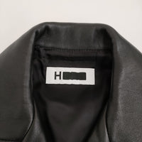 H BEAUTY&YOUTH 1625-199-4947 サイズS 羊革 レザー ライダースジャケット ブラック レディース エイチビューティアンドユース【中古】5-0920T♪