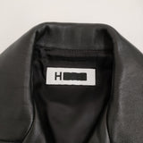 H BEAUTY&YOUTH 1625-199-4947 サイズS 羊革 レザー ライダースジャケット ブラック レディース エイチビューティアンドユース【中古】5-0920T♪