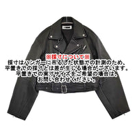 H BEAUTY&YOUTH 1625-199-4947 サイズS 羊革 レザー ライダースジャケット ブラック レディース エイチビューティアンドユース【中古】5-0920T♪