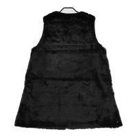 Barbour ビームス購入 Liner Vest ライナーベスト フェイクファー 232LLIS002 リバーシブル ベスト ブラック レディース バブアー【中古】5-0801T△