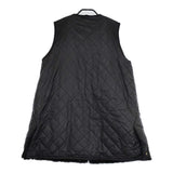 Barbour ビームス購入 Liner Vest ライナーベスト フェイクファー 232LLIS002 リバーシブル ベスト ブラック レディース バブアー【中古】5-0801T△