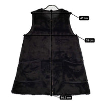 Barbour ビームス購入 Liner Vest ライナーベスト フェイクファー 232LLIS002 リバーシブル ベスト ブラック レディース バブアー【中古】5-0801T△