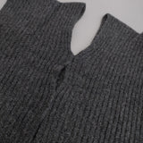 Anggae 24AW ニットベスト 定価18920円 ジャーナルスタンダード購入 24080463000430 ベスト チャコールグレー レディース アンゲ【中古】5-0801T△