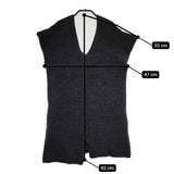 Anggae 24AW ニットベスト 定価18920円 ジャーナルスタンダード購入 24080463000430 ベスト チャコールグレー レディース アンゲ【中古】5-0801T△