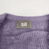 cassette カセット mohair shaggy C/D 定価46200円 WISM モヘヤ カーディガン 23AW パープル メンズ【中古】5-0823T∞