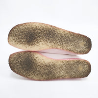 Clarks スウェード ワラビー サイズUK5 61210398 シューズ・靴 ホワイト ピンク レディース クラークス【中古】5-0908G◎