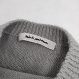 mina perhonen rombo aaa8722 アルパカウール 定価71500円 セーター ニット グレー レディース ミナペルホネン【中古】5-0801T△