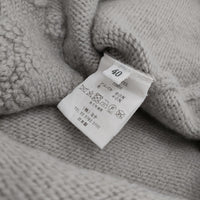 mina perhonen rombo aaa8722 アルパカウール 定価71500円 セーター ニット グレー レディース ミナペルホネン【中古】5-0801T△