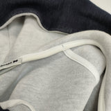 mina perhonen slappe za8629 定価38500円 スウェット サイズ40 ジップアップ パーカー ネイビー レディース ミナペルホネン【中古】5-1021M△