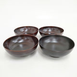 お椀 4点セット 食器 ブラウン レディース【中古】5-0508G◎