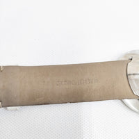 Georg Jensen ミラーダイヤル ヴィヴィアンナ オーバル 腕時計 ホワイト レディース ジョージジェンセン【中古】5-0522G◎