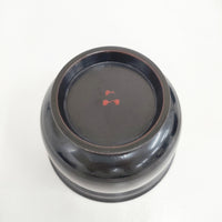 奥田志郎 黒サハリ椀 漆器 3個セット 食器 ブラック レディース【中古】5-0508G◎