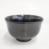 漆器 お茶碗 お吸い物椀 食器 ブラック レディース【中古】5-0508G◎