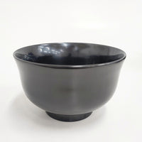 漆器 お茶碗 お吸い物椀 食器 ブラック レディース【中古】5-0508G◎
