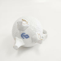 Ludwigsburg ルードヴィヒスブルグ ミルクジャグ クリーマーポット アンティーク 食器 ホワイト ゴールド レディース【中古】5-0510G◎