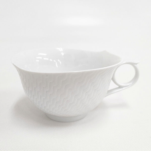 Meissen 波の戯れ ティーカップ マグカップ ホワイト レディース マイセン【中古】5-0510G◎