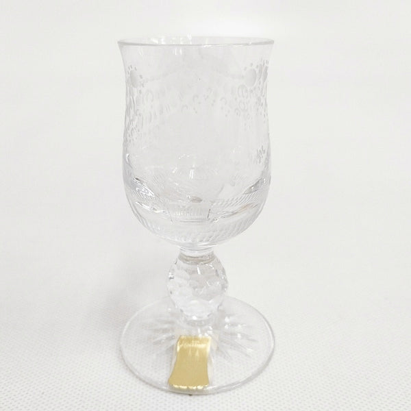 Meissen クリスタル ニワトリ 冷酒グラス 酒盃 グラス クリア レディース マイセン【中古】5-0510G◎