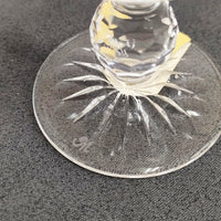 Meissen クリスタル ニワトリ 冷酒グラス 酒盃 グラス クリア レディース マイセン【中古】5-0510G◎