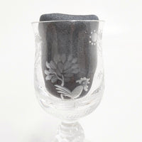 Meissen クリスタル ニワトリ 冷酒グラス 酒盃 グラス クリア レディース マイセン【中古】5-0510G◎