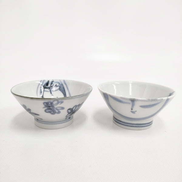 佐藤勝彦 サトウカツヒコ お地蔵様 茶碗 2客セット 食器 ホワイト レディース【中古】5-0510G◎