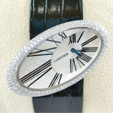 CARTIER HYPNOSE イプノーズ CRWJ301949 ケースホワイトゴールド K18WG フルダイヤ ダイヤモンド357石 AH済 腕時計 レディース カルティエ【中古】5-1012G◆