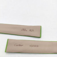 CARTIER 未使用品 フランス製 替え 交換 ベルト ライトグリーン レディース カルティエ【中古】5-0630G∞