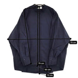 1er Arrondissement タイプライターコクーンシャツ 定価23100円 b1032aft022 ブラウス シャツ ネイビー レディース プルミエアロンディスモン【中古】5-0906M∞