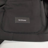 veritecoeur スタンダードテーラードジャケット定価44000円 vc-2631a ワイド テーラードジャケット 24AW ブラック レディース ヴェリテクール【中古】5-1021M△