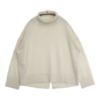 Whim Gazette ウールタートルニット 定価28600円 WGZ1032205A0013 カシミヤ混 セーター ニット オフホワイト レディース ウィムガゼット【中古】5-0801T△