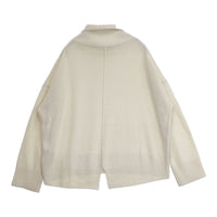 Whim Gazette ウールタートルニット 定価28600円 WGZ1032205A0013 カシミヤ混 セーター ニット オフホワイト レディース ウィムガゼット【中古】5-0801T△