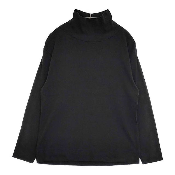 MHL. ORGANIC COTTON THERMAL JERSEY 595-2269504 長袖Ｔシャツ カットソー ロンＴ 22AW ブラック レディース エムエイチエル【中古】5-0906M∞