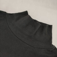 MHL. ORGANIC COTTON THERMAL JERSEY 595-2269504 長袖Ｔシャツ カットソー ロンＴ 22AW ブラック レディース エムエイチエル【中古】5-0906M∞