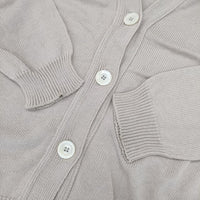MARGARET HOWELL スコットランド製 589-4164002 コットン カーディガン 24SS ベージュ レディース マーガレットハウエル【中古】5-0827M∞