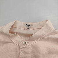 Scye リネンピンタックブラウス 1221-31005 プルオーバー ブラウス シャツ 21SS ピンク レディース サイ【中古】5-0616M∞