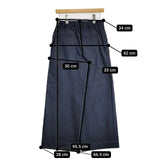DRESSTERIOR イージーウエストワイドデニムパンツ 定価16500円 デニムパンツ ブルー レディース ドレステリア【中古】5-0906G∞